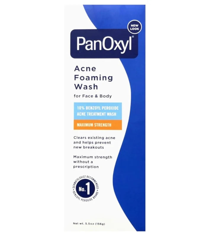 PanOxyl Acne Foaming Wash 10% Benzoyl Peroxide – 156g
