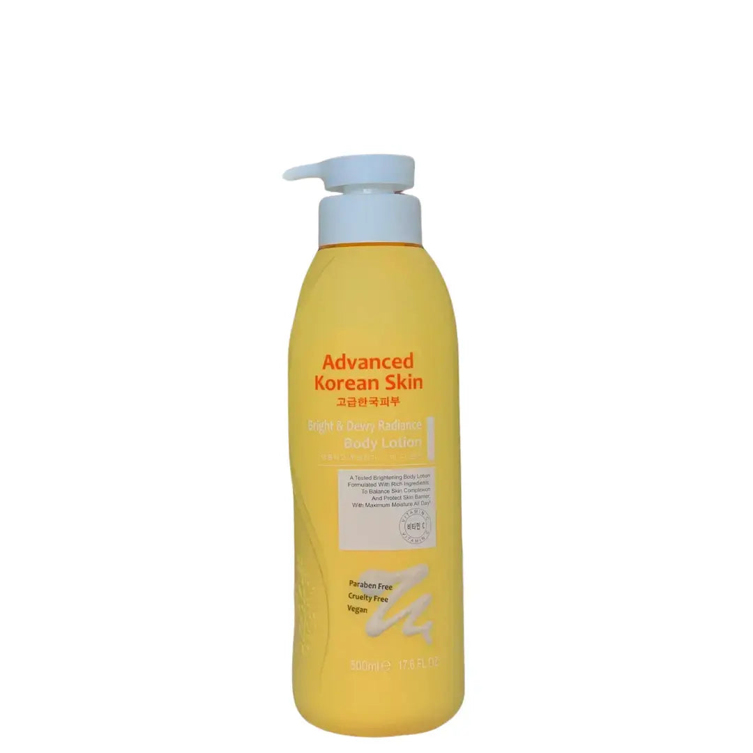 Advanced Korean skin bright and dewy body lotion