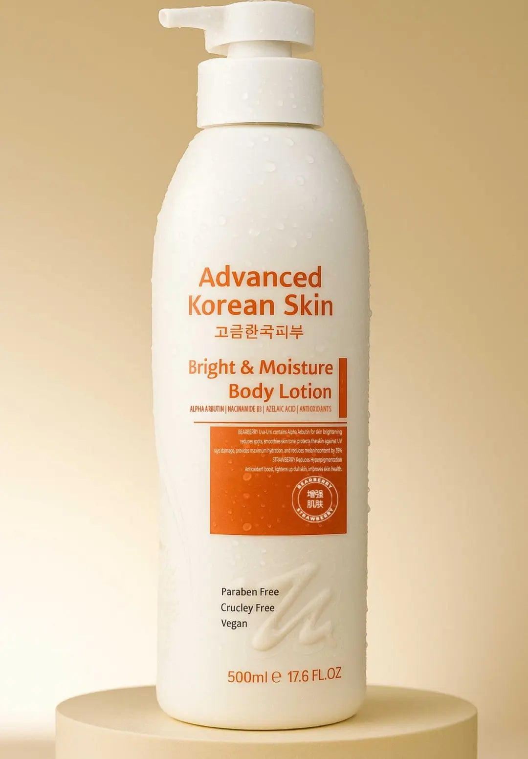 Advanced Korean Skin Bright & Moisture body lotion