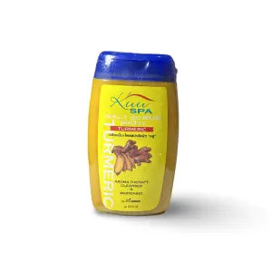 Kuu Spa Turmeric Salt Scrub Bath - Exfoliating Salt Scrub with Milk & Vitamin E
