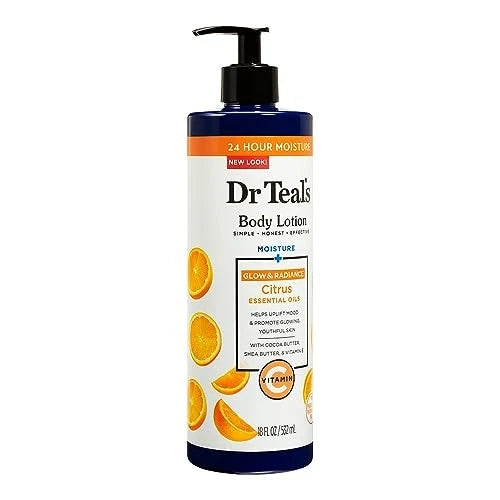 Dr Teal’s Glow & Radiance Citrus Essential Oils Body Lotion